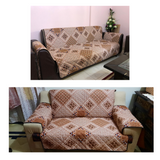 Pattern Printed Reversible Sofa Cover