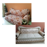 Pattern Printed Reversible Sofa Cover