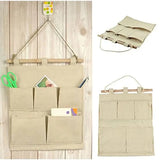 5 Pockets Wall Hanging Storage Bag (Pack of 2)