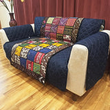 Sofa Cover Quilted with Sindhi Runner