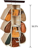 Hanging Purse Organizer (10 Compartments)