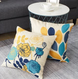 SYKTING BLUE CUSHION COVERS (PACK OF 4)