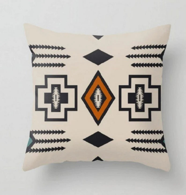 TERRACOTTA SOUTHWESTERN CUSHION COVER (PACK OF 5)
