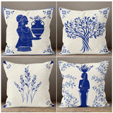 MEDITERRANEAN STYLE CUSHION COVERS (PACK OF 4)