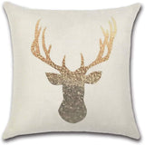 DEER SILHOUETTE CUSHION COVERS (PACK OF 4)