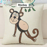 CUTE ANIMAL CUSHION COVERS (PACK OF 6)