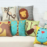CUTE ANIMAL CUSHION COVERS (PACK OF 6)