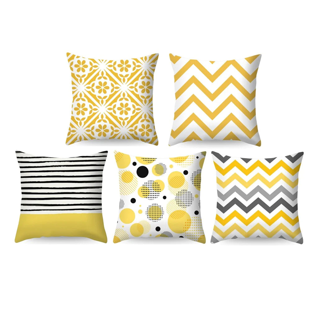 STRIPED CUSHION COVERS (PACK OF 5)