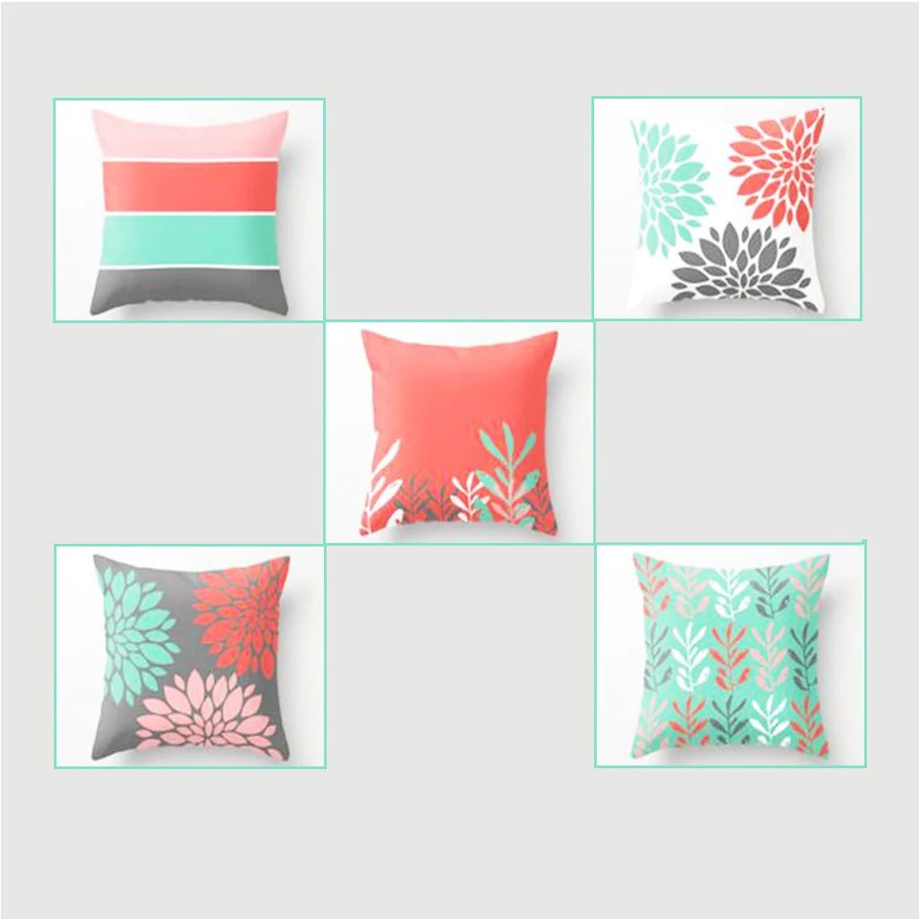 MODERN DECORATIVE FRESH SPRING CUSHION COVER (PACK OF 5)