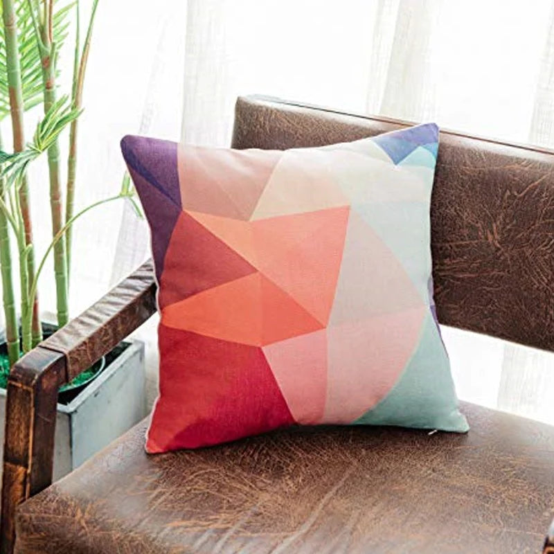 POLYGONAL CUSHION COVERS (PACK OF 4)