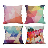 POLYGONAL CUSHION COVERS (PACK OF 4)
