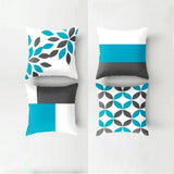 NEW BLUE CUSHION COVER (PACK OF 4)