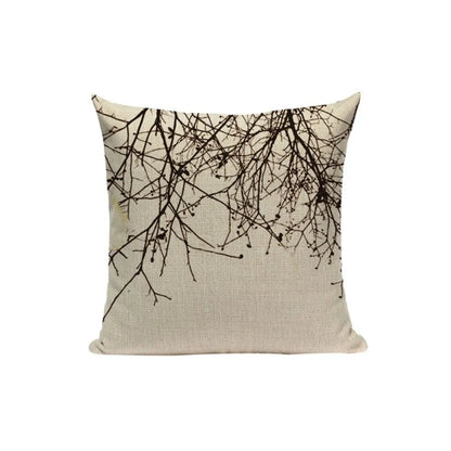 PRINTED TREE FLOWER CUSHION COVERS (PACK OF 5)