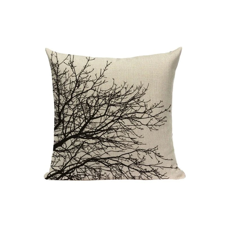 PRINTED TREE FLOWER CUSHION COVERS (PACK OF 5)